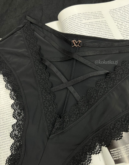 Ажурные трусики со шнуровкой сзади