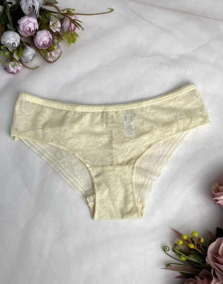 Гипюровые трусики слип