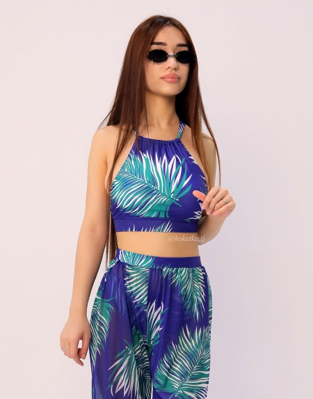 Раздельный купальник со штанами