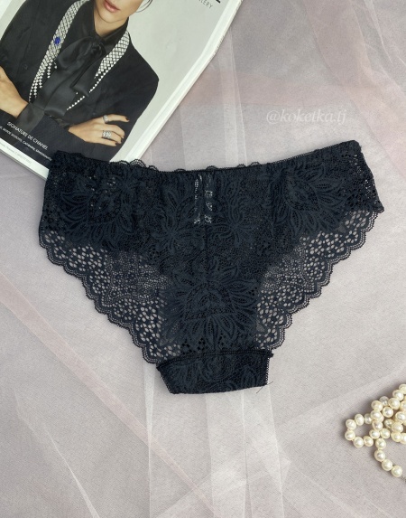 Гипюровые трусики слип ( L, XL, XXL )