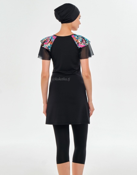 Модный купальник с лосинами   