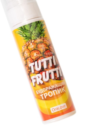 Съедобная гель-смазка TUTTI-FRUTTI для орального со вкусом экзотических фруктов 30 г
