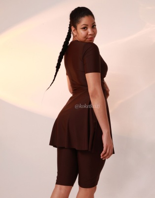 Купальник платье с шортами