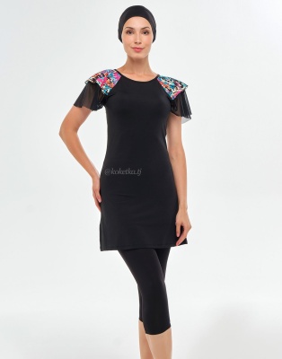 Модный купальник с лосинами   