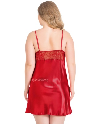 Атласная сорочка (XXL, 3XL, 4XL)