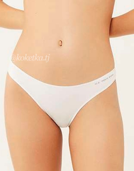 Набор трусиков-бразилиана U.S. Polo Assn (черный, бежевый, белый, красный, розовый - 5 шт)