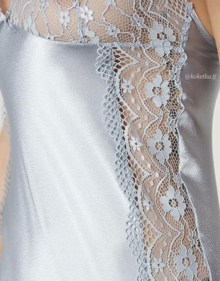 Атласная сорочка с халатом от Pierre Cardin