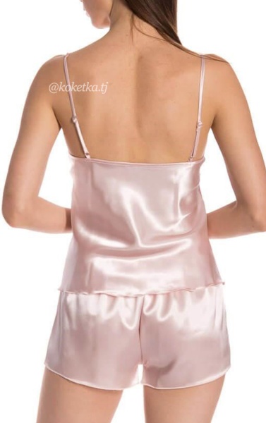 Атласный топ и шорты от Espuar