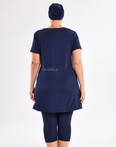 Модный купальник с короткими лосинами