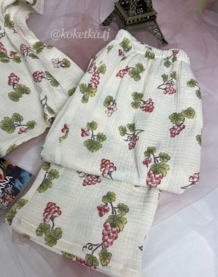 Муслиновая рубашка со штанами