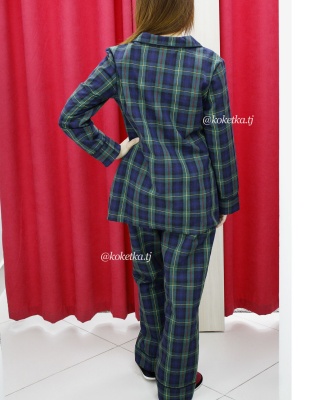Комплект для сна и отдыха в клетку