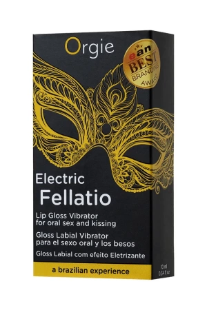 Блеск для губ Orgie Electric Fellatio с вибрирующим эффектом, 10 мл