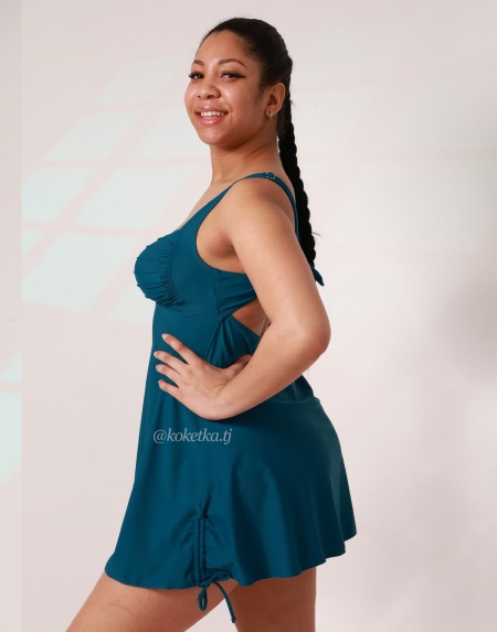 Купальник платье (низ шорты)