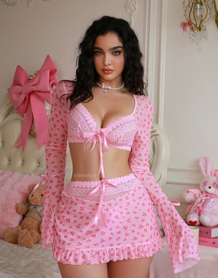Эротический комплект с юбкой
