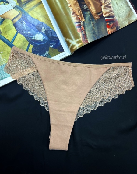 Кружевные трусики бразилиана