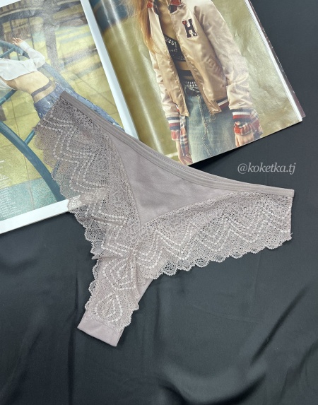 Кружевные трусики бразилиана