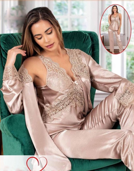 Атласный домашний комплект (3-ка)