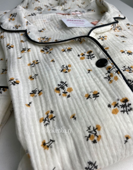 Муслиновая рубашка со штанами