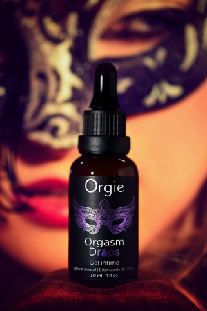 Возбуждающий гель для клитора Orgie Orgasm Drops, с разогревающим эффектом, 30 мл