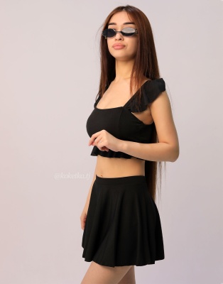 Раздельный купальник с юбочкой