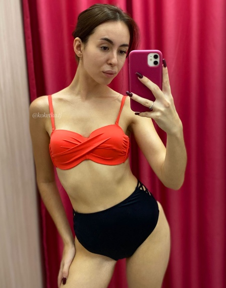 Раздельный купальник с двумя плавками