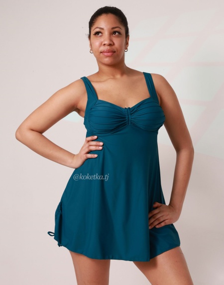 Купальник платье (низ шорты)