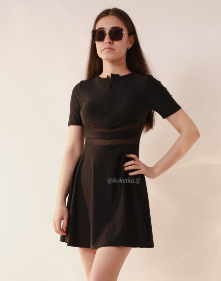 Купальник платье с шортами