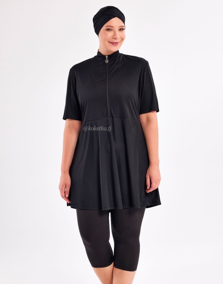 Модный купальник с короткими лосинами