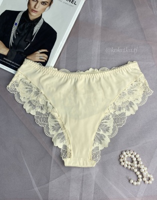 Гипюровые трусики слип ( L, XL, XXL, XXXL )