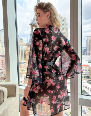 Нежный прозрачный халат