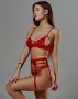 Бюстгальтер с трусиками и поясом