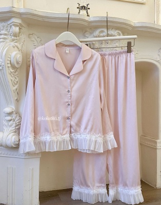 Домашний комплект с рубашкой и штанами