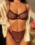 Бюстгальтер с трусиками бразилиана