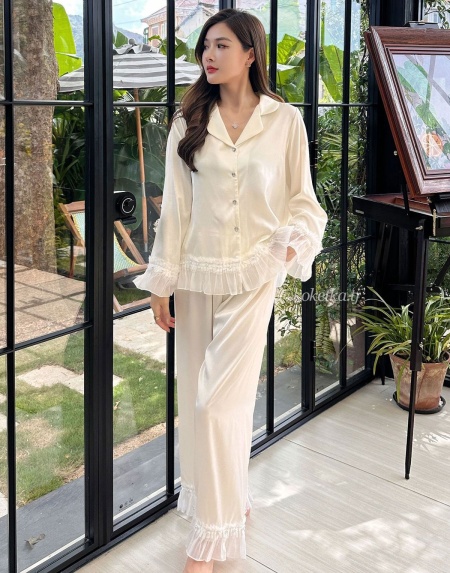 Домашний комплект с рубашкой и штанами