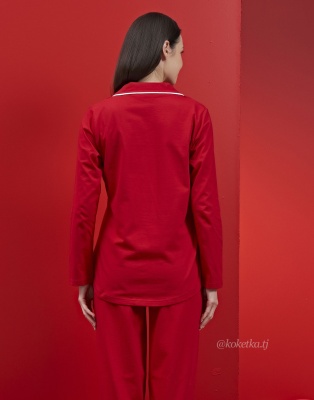 Домашний комплект с рубашкой и штанами