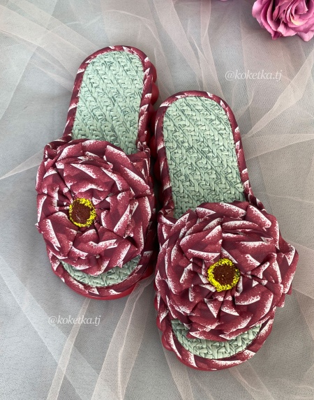 Тапочки с открытым носиком