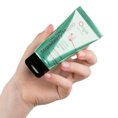 Съедобный интимный гель Orgie Lube Tube Cocktail Strawberry Mojito, 50 мл