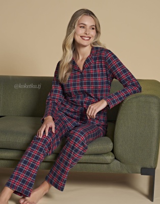 Домашний комплект с рубашкой и штанами