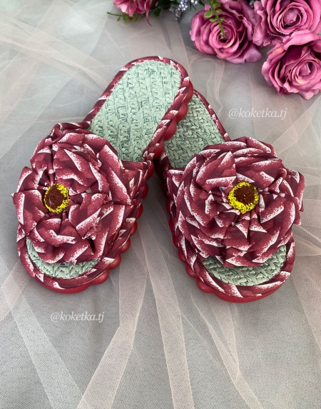 Тапочки с открытым носиком