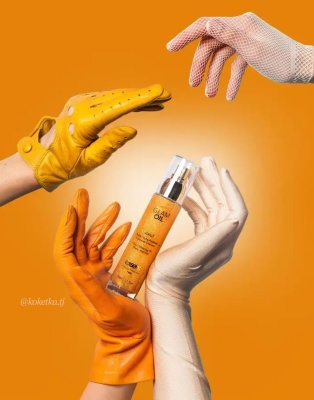 Шиммер, сухое масло с блеском для волос и тела,  GLAM OIL EXSENS, 50 мл