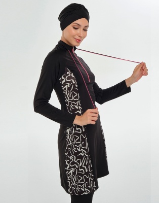 Модный купальник с лосинами   