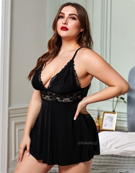 Cрочка с трусиками стринг (XL,XXL,3XL,4XL,5XL)