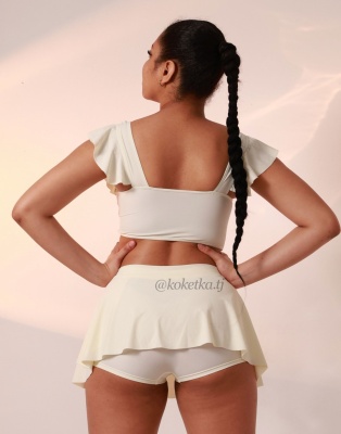 Раздельный купальник с юбочкой