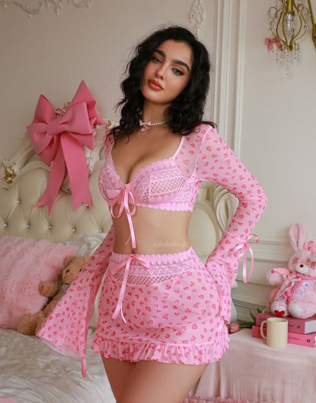 Эротический комплект с юбкой
