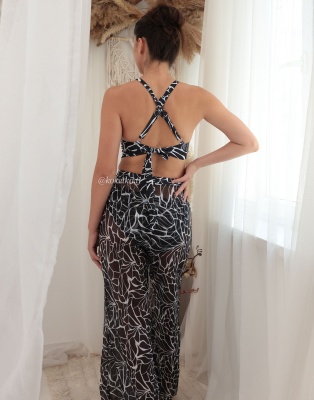 Раздельный купальник со штанами