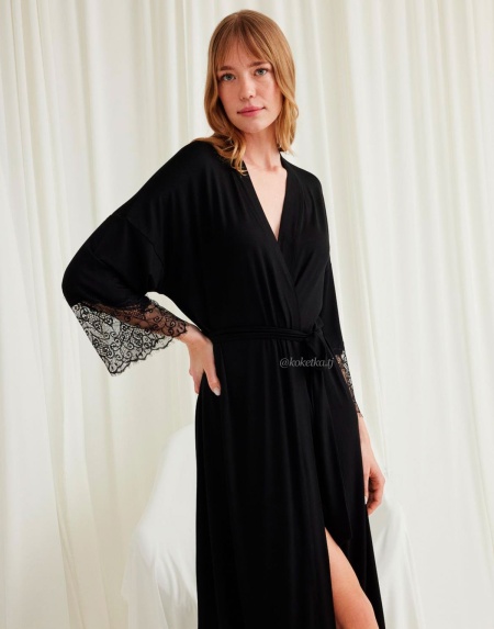 Удобный халат из мягкой вискозы