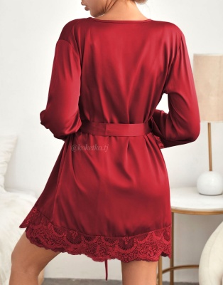 Нежная сорочка с халатом