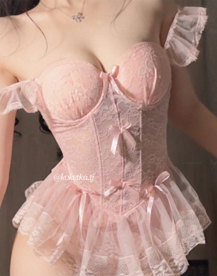 Корсет с пажами для чулок