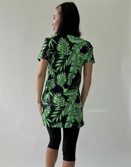 Модный купальник с короткими лосинами