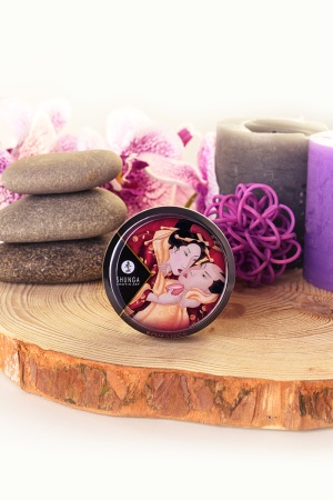 Массажное аромамасло Shunga Romance, клубника, 30 мл